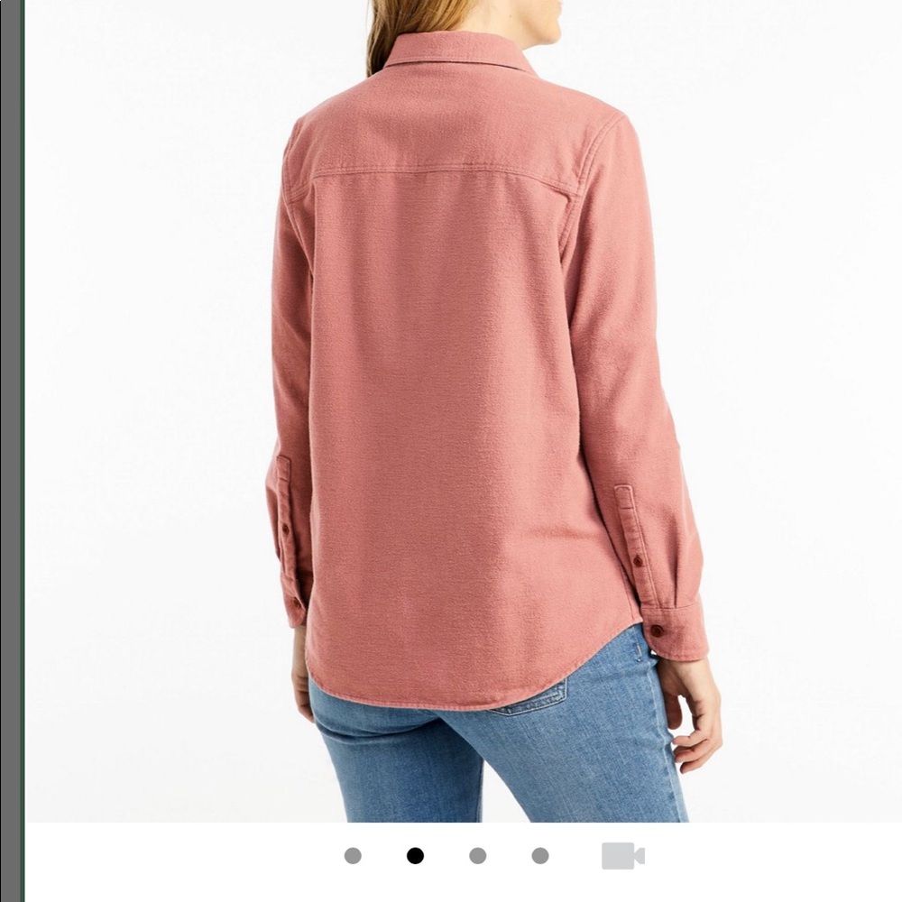 Bright Red LL Bean Heritage Chamois Shirt